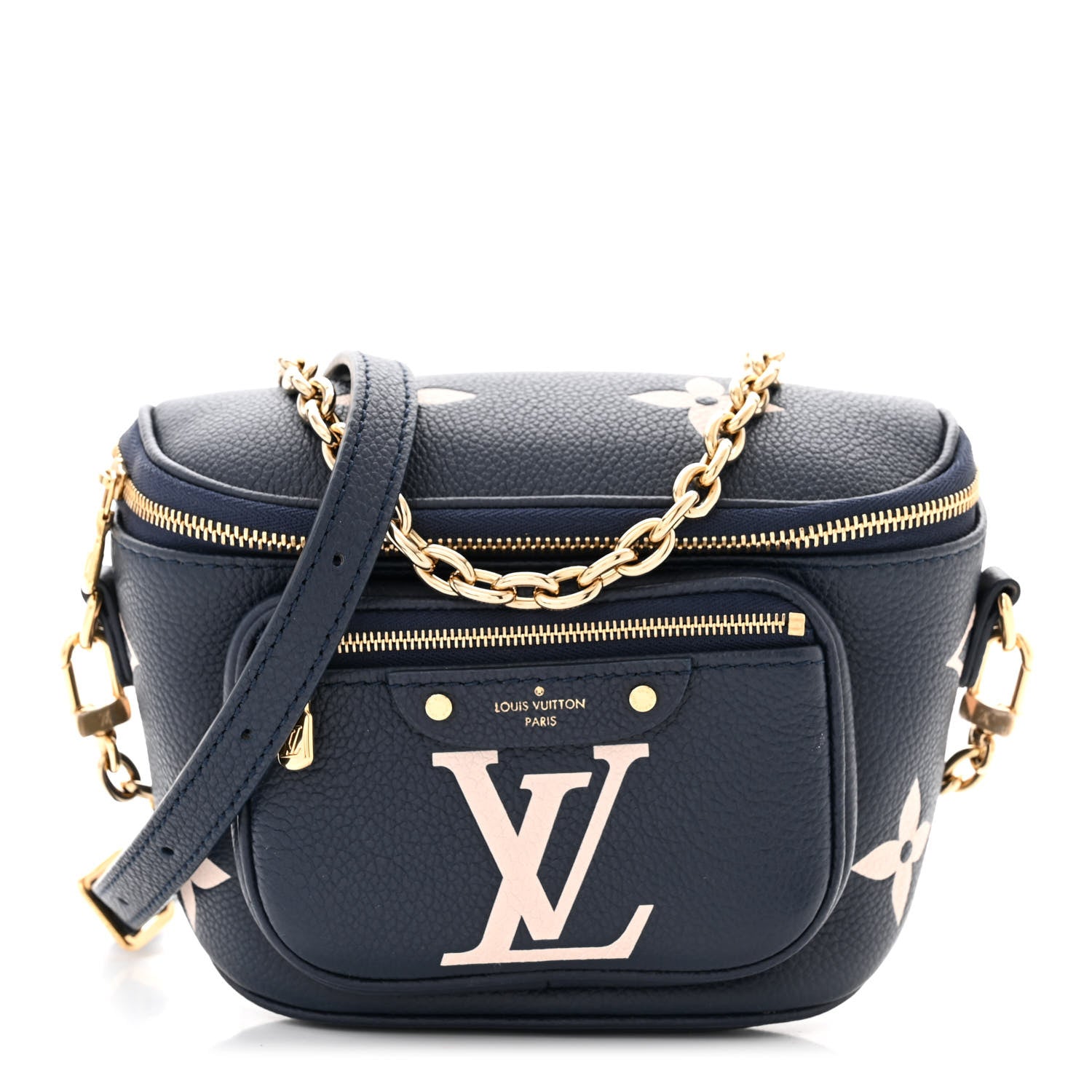 Louis Vuitton Empreinte Monogram Giant Mini By The Pool Bumbag Blue Beige 1 of 9