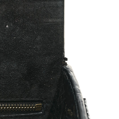 Lanvin Snakeskin JL Carnet Crossbody Black 12 of 14