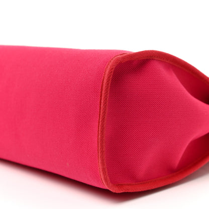 Hermes Toile Militaire Vache Hunter Laque Herbag Zip Retourne 31 PM Rose Mexico Rouge Piment 10 of 12