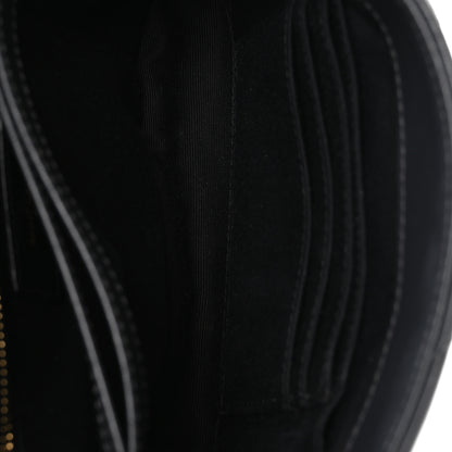 Saint Laurent Calfskin Y Quilted Monogram Toy Loulou Crossbody Bag Storm 5 of 10