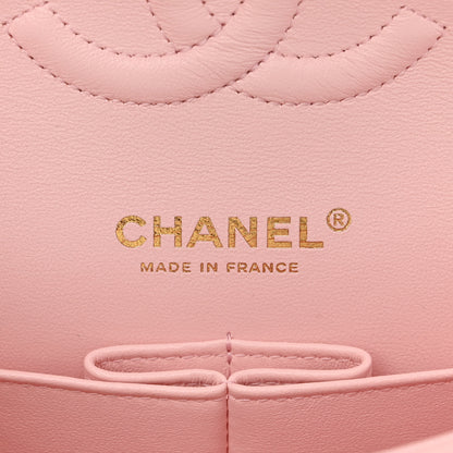Chanel Caviar Quilted Medium Double Flap Light Pink 6 of 12