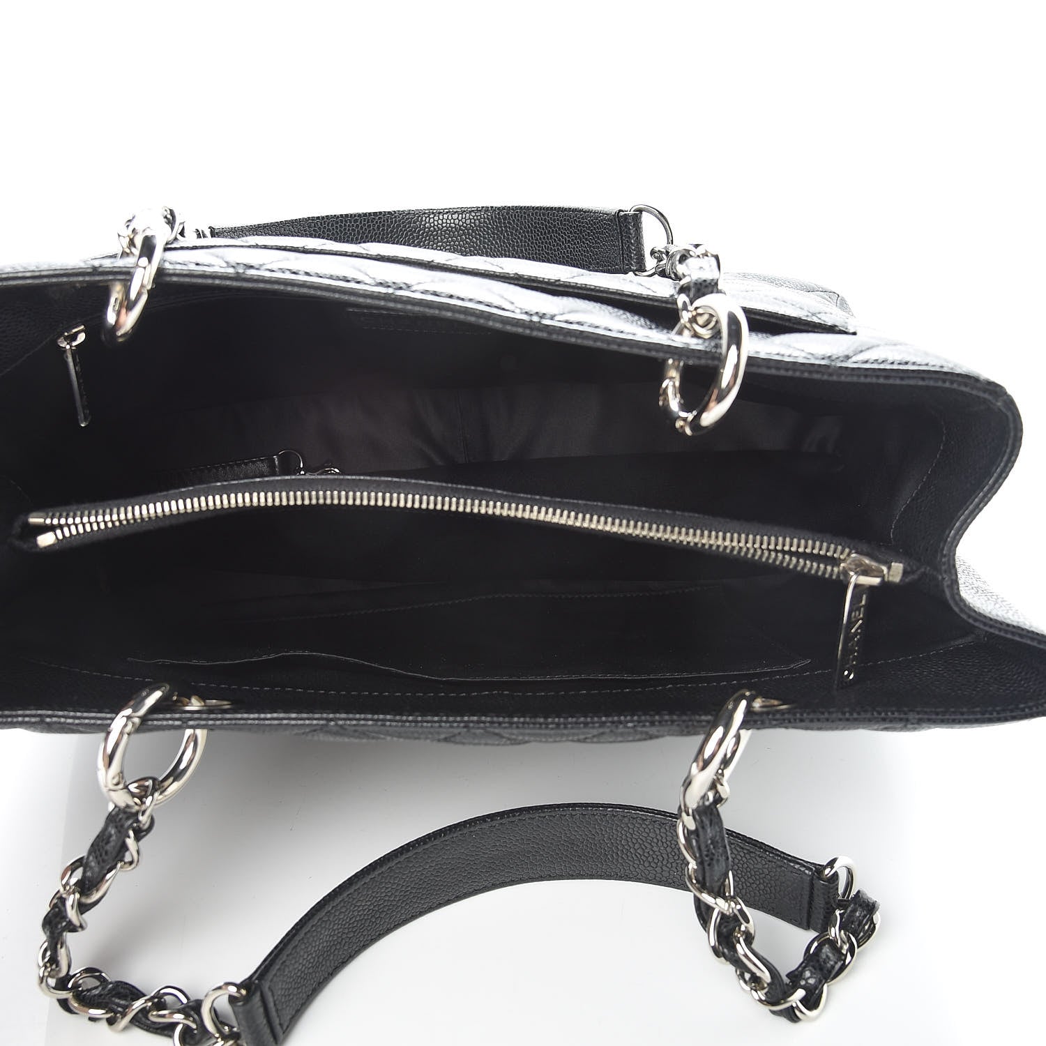 Chanel Caviar Quilted Grand Shopping Tote GST Black 5 of 12