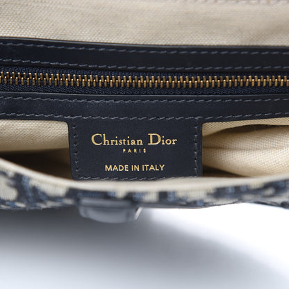 Christian Dior Monogram Saddle Bag Blue 6 of 9