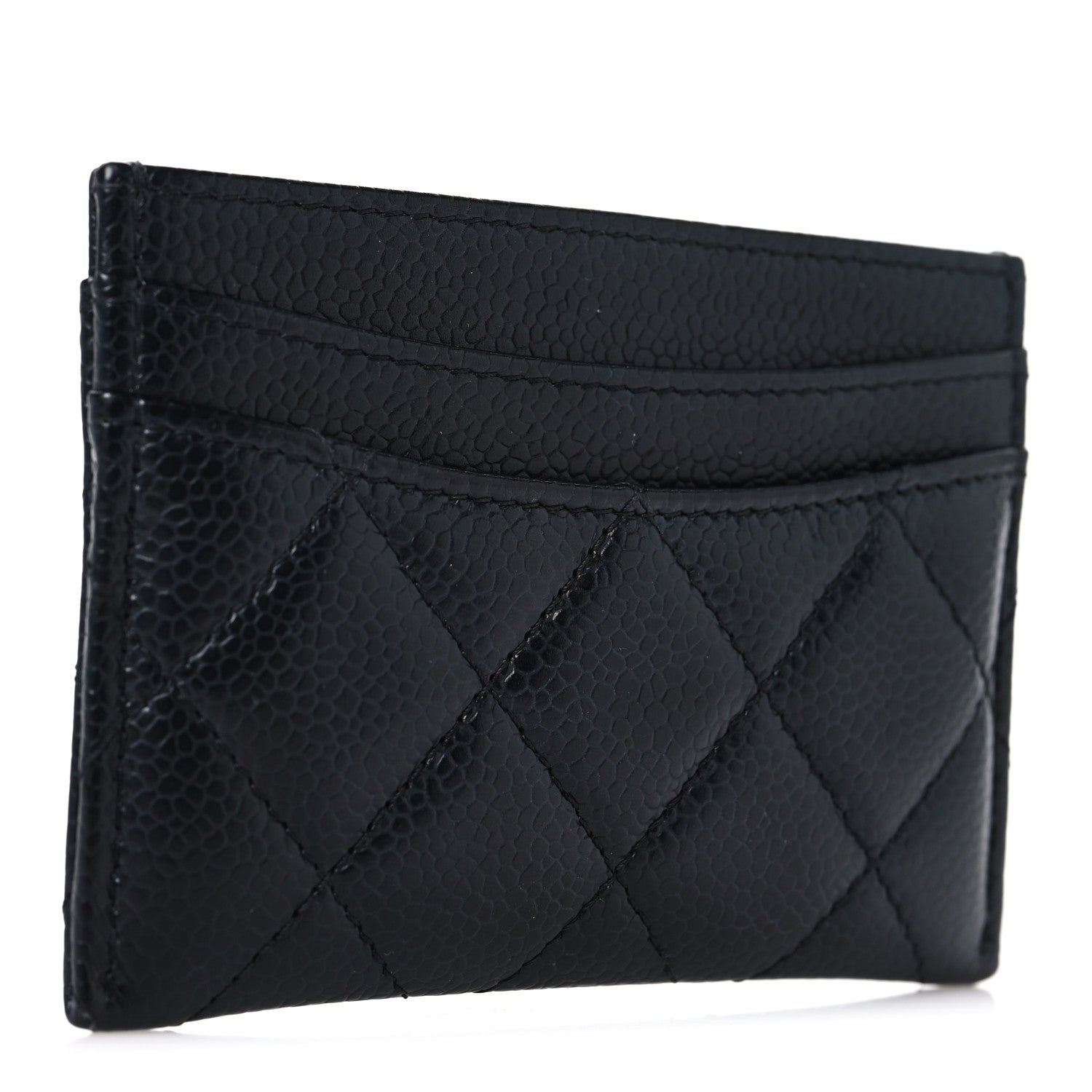 Chanel Caviar Quilted Card Holder Black 3 of 9