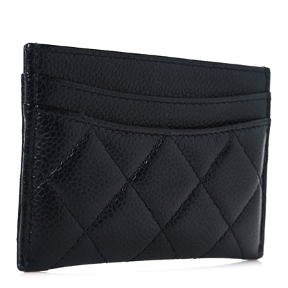 Chanel Caviar Quilted Card Holder Black 3 of 9