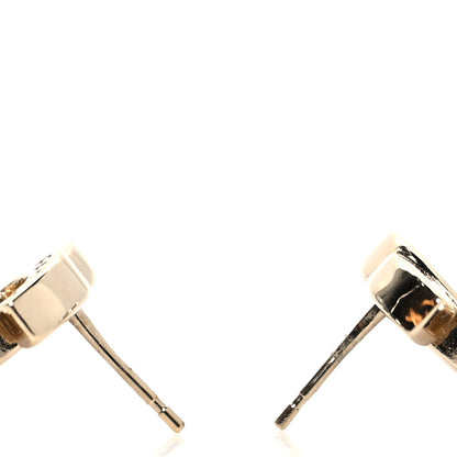 Chanel Metal CC Turnlock Earrings Gold 3 of 4