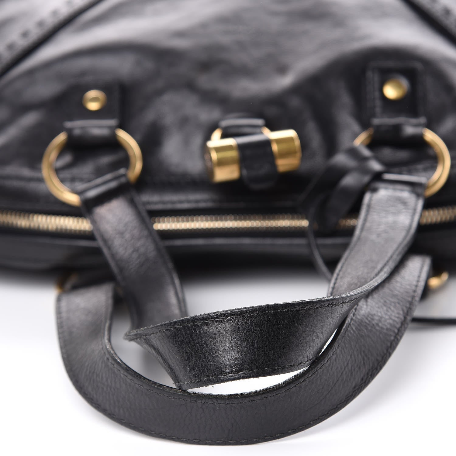 Saint Laurent Calfskin Oversized Muse Black 11 of 15