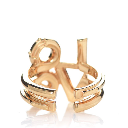 Louis Vuitton LV and Me Love Ring M Gold 3 of 6
