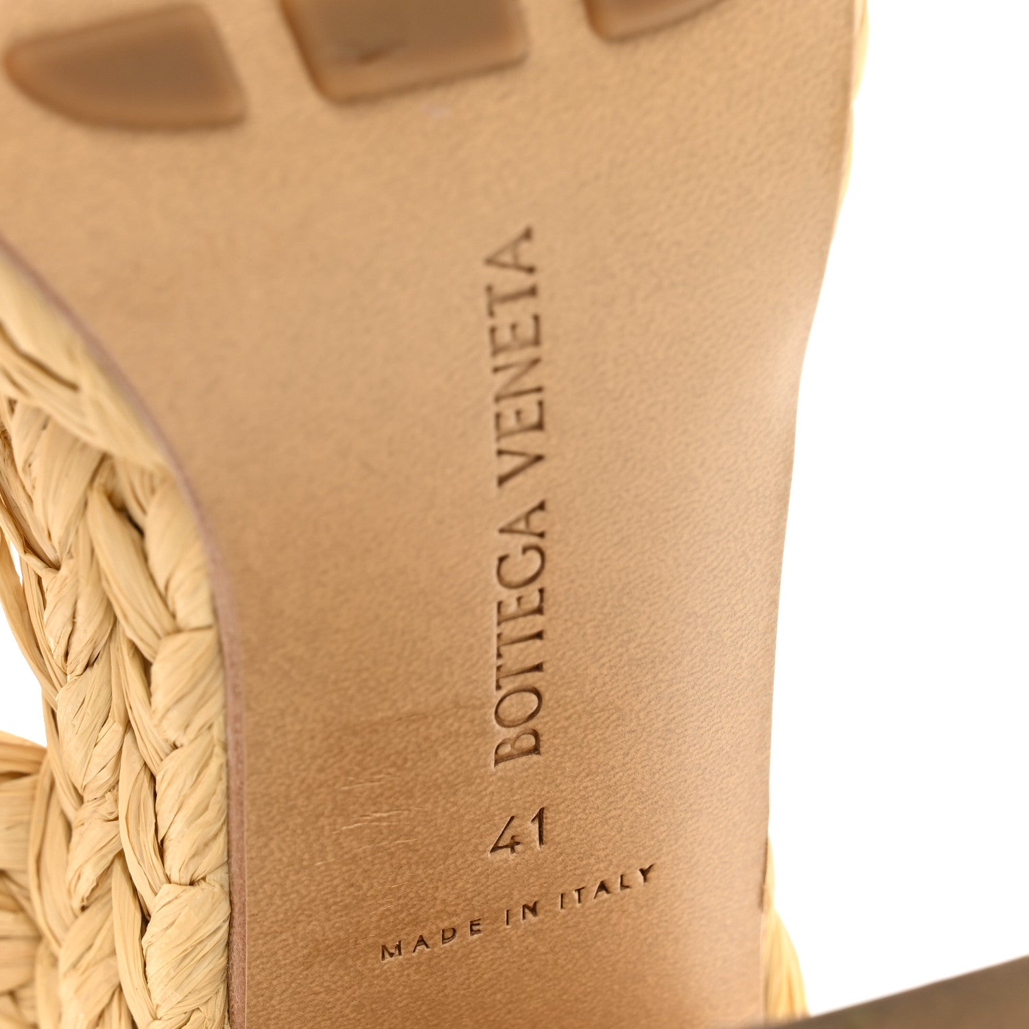 Bottega Veneta Trinity Weave Canalazzo Sandals 41 Cane Sugar 7 of 9
