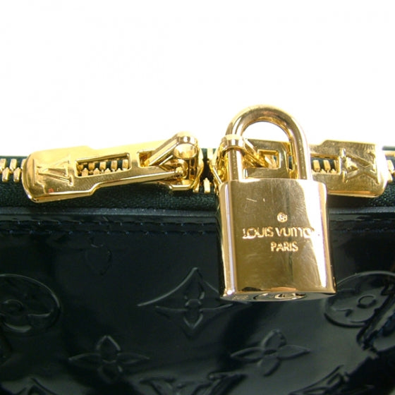 Louis Vuitton Vernis Alma MM Blue Nuit 11 of 12