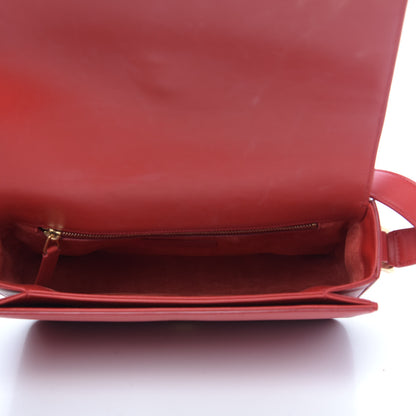 Saint Laurent Smooth Calfskin Medium Classic Monogram Universite Bag Red 5 of 14
