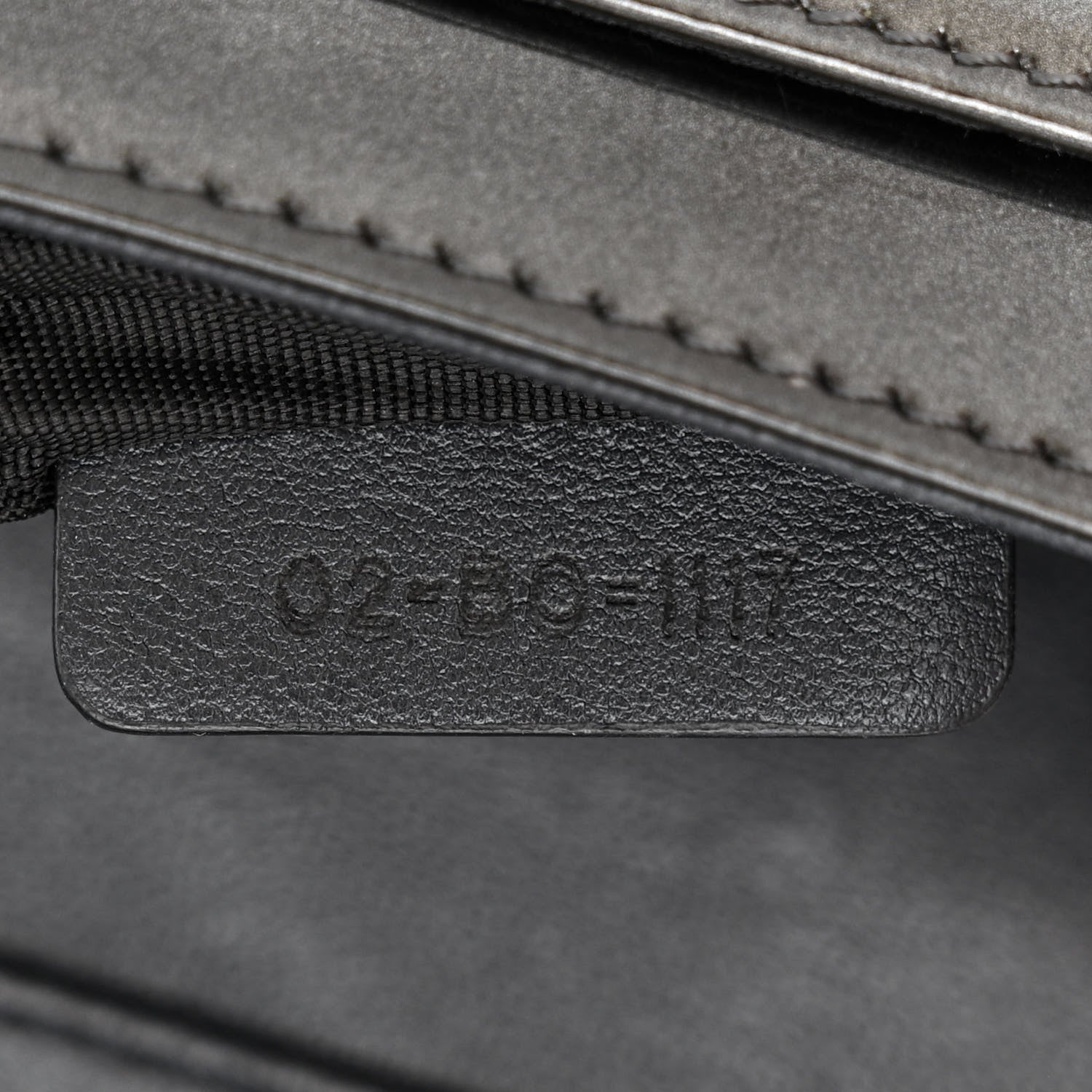 Christian Dior Metallic Patent Micro-Cannage Diorama Wallet on Chain Pouch Onyx Black 8 of 13