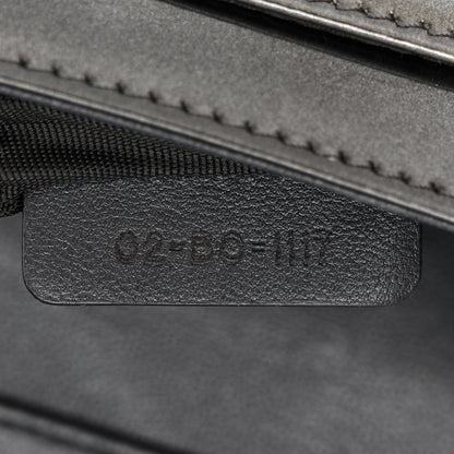 Christian Dior Metallic Patent Micro-Cannage Diorama Wallet on Chain Pouch Onyx Black 8 of 13