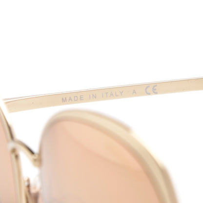 Chanel Round Spring Sunglasses 4206 Gold 6 of 9