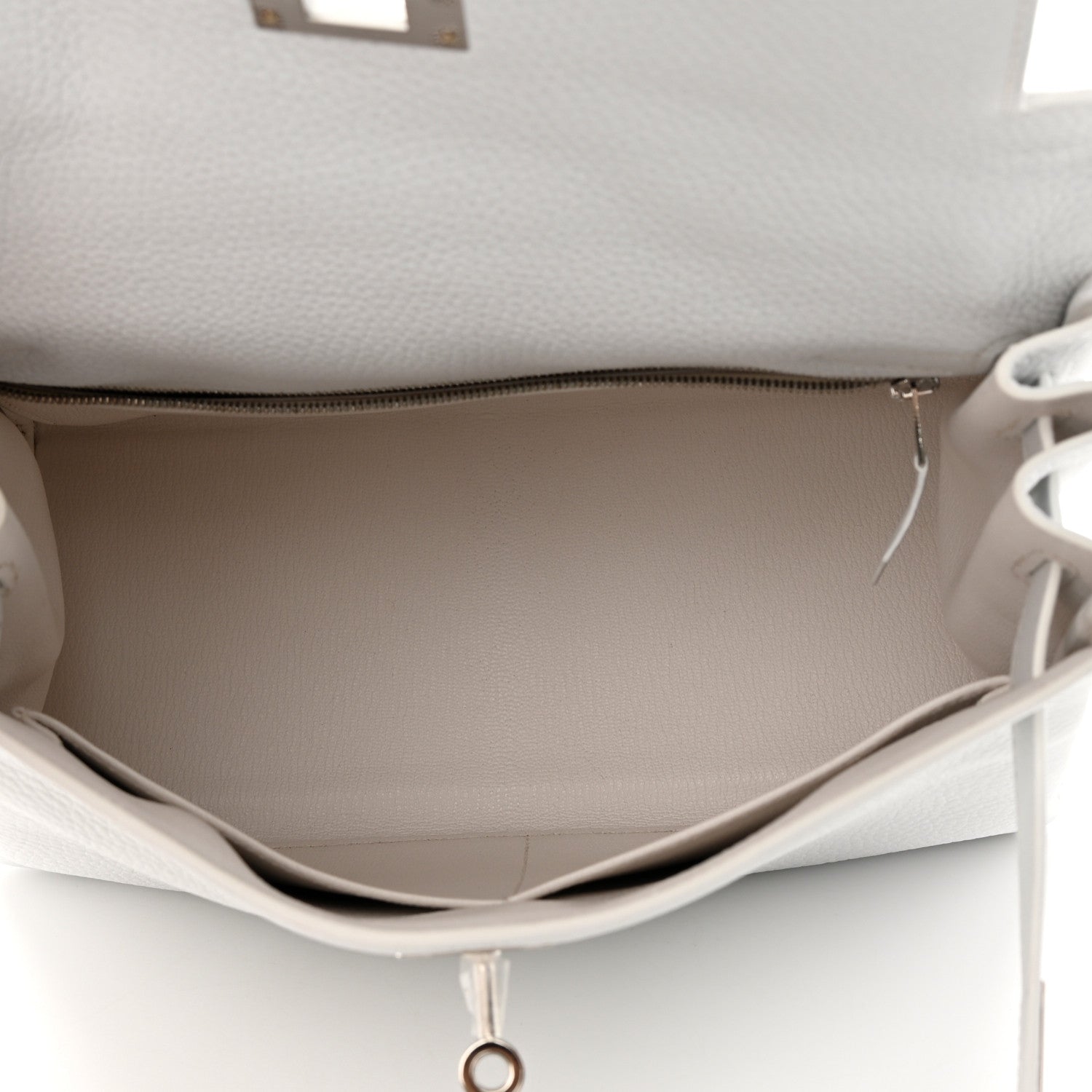 Hermes Togo Kelly Retourne 28 White 5 of 14
