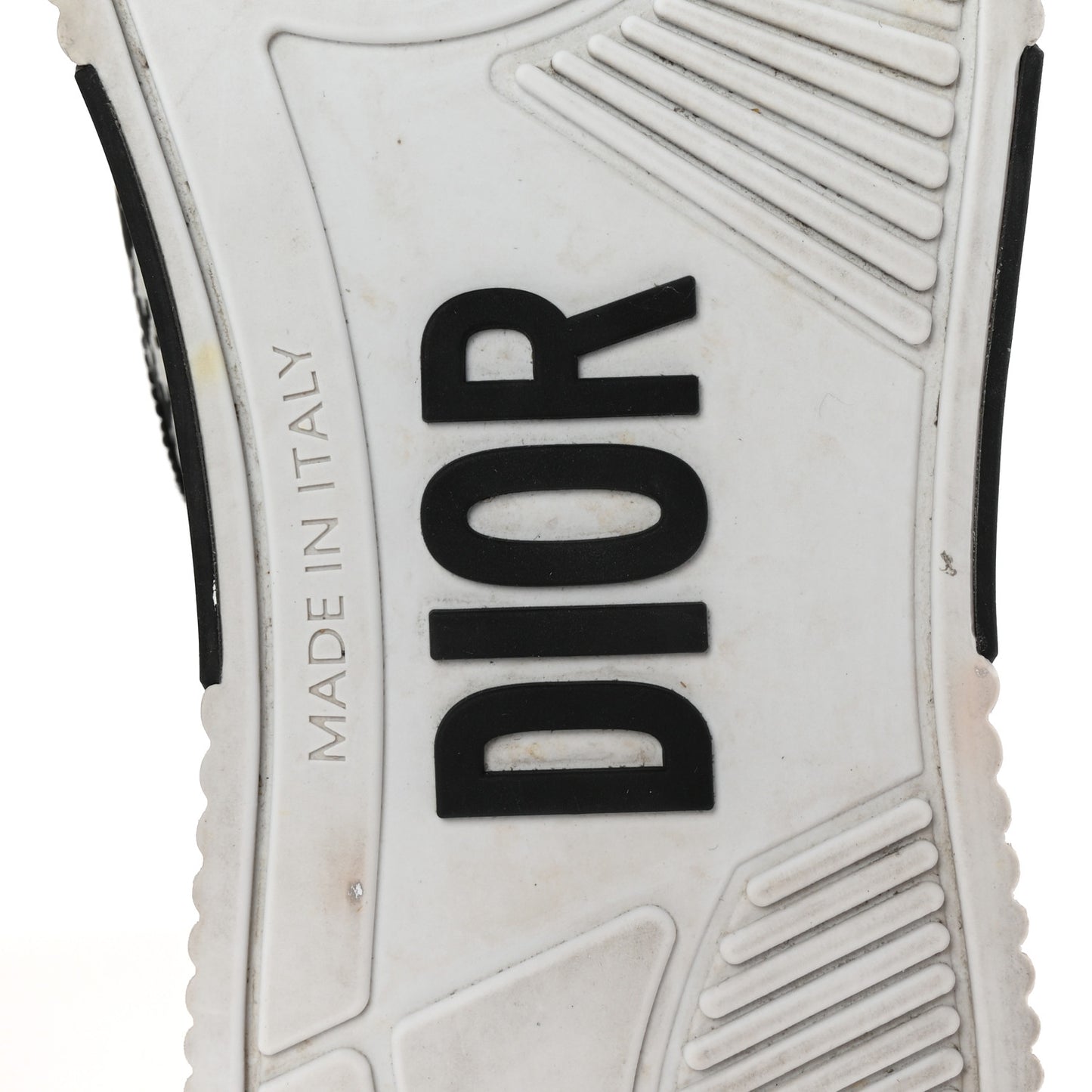 Canvas Houndstooth Embroidered D-Smash Sneakers 36.5 Black White