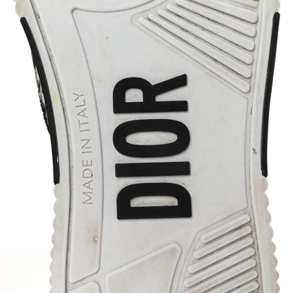 Christian Dior Canvas Houndstooth Embroidered D-Smash Sneakers 36.5 Black White 8 of 10