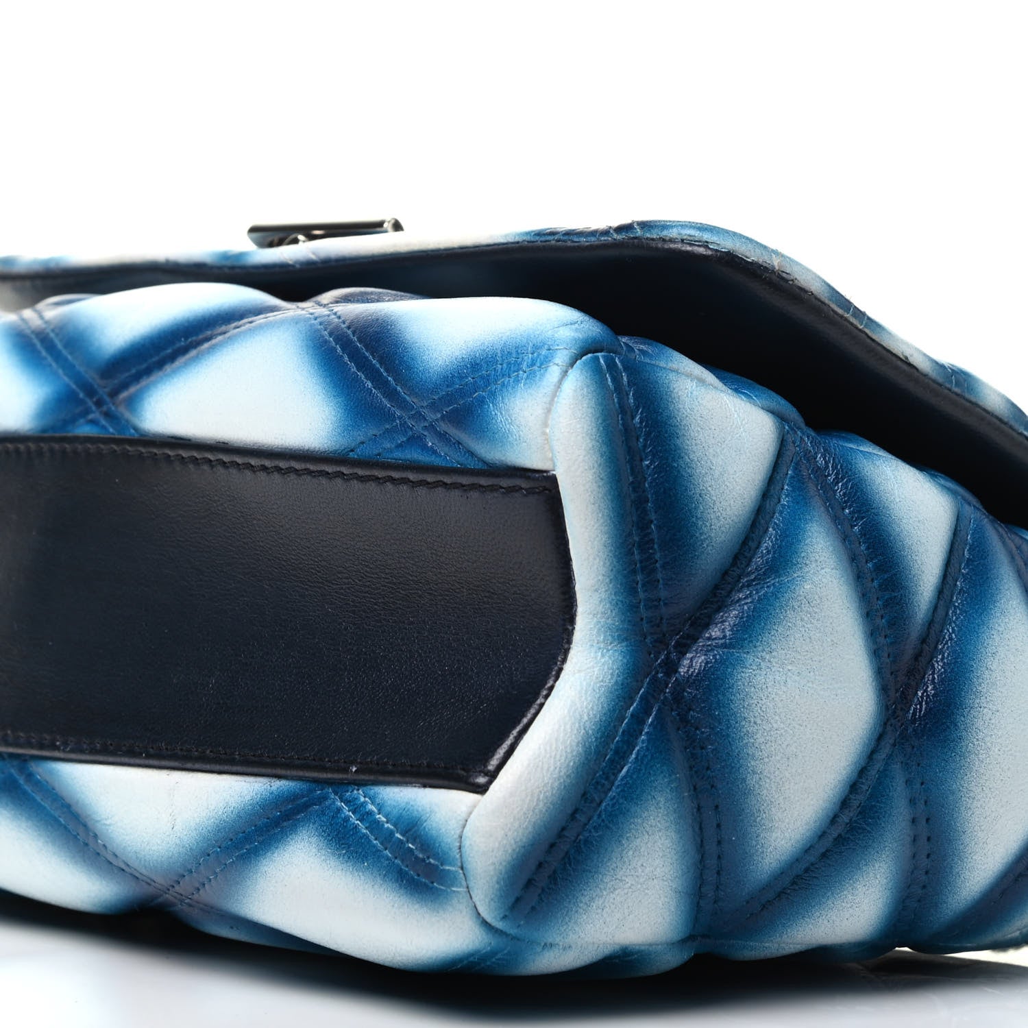 Louis Vuitton Lambskin Malletage Contraste GO-14 PM Blue 9 of 9