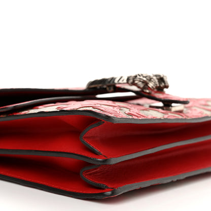 Gucci GG Supreme Monogram Arabesque Medium Dionysus Shoulder Bag Hibiscus Red 9 of 17