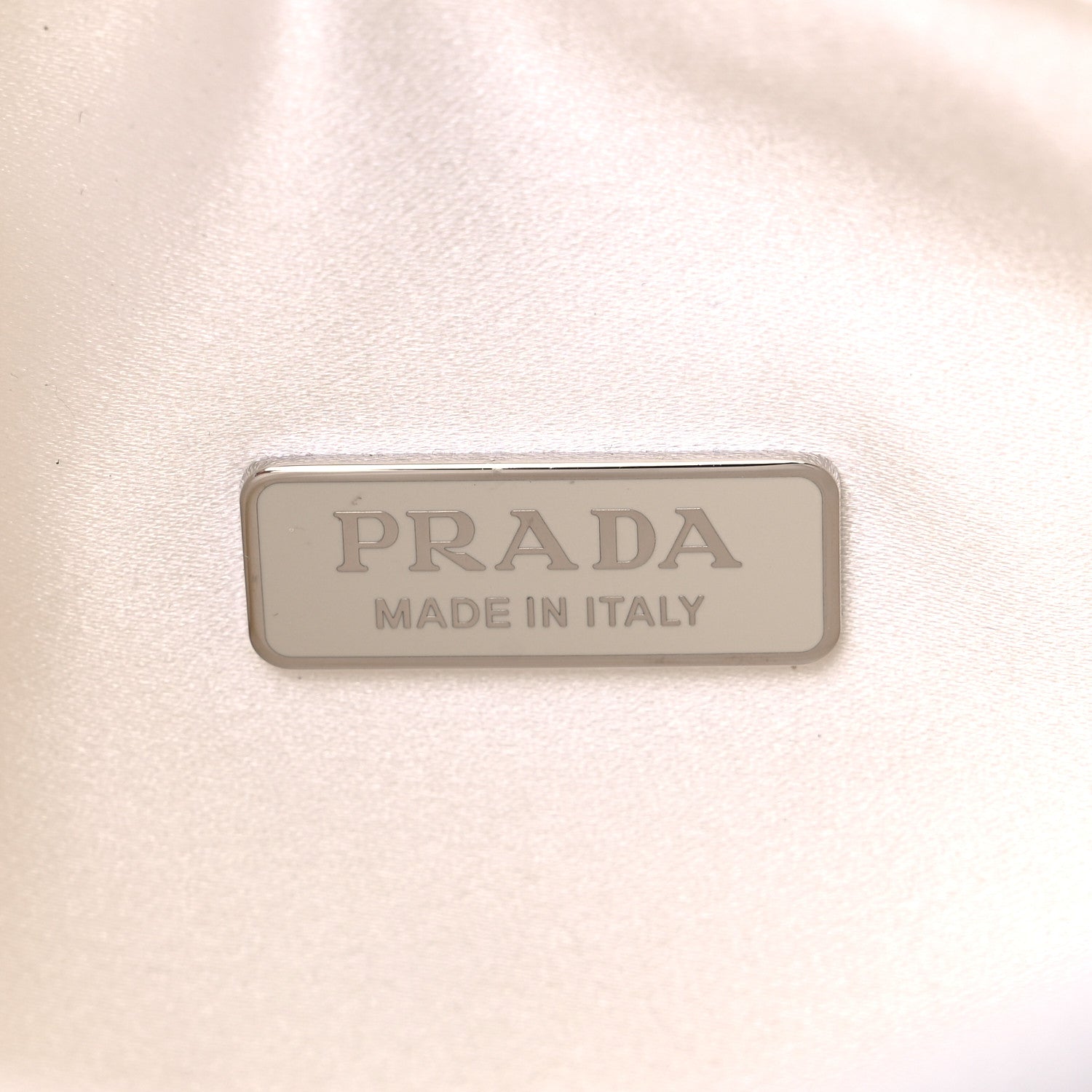 Prada Satin Crystal Mini Re-Edition 2000 Bag White 6 of 11
