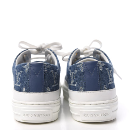 Louis Vuitton Denim Monogram Stellar Sneakers 37 Bleu Jeans Blue 7 of 12