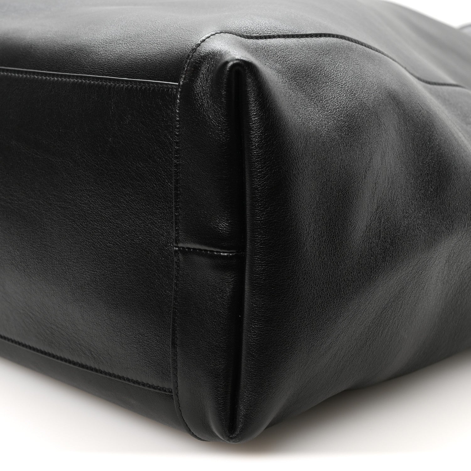 Saint Laurent Supple Calfskin Large Tanger Hobo Black 10 of 10