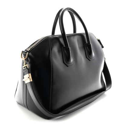 Givenchy Shiny Lord Calfskin Medium Antigona Black 3 of 9