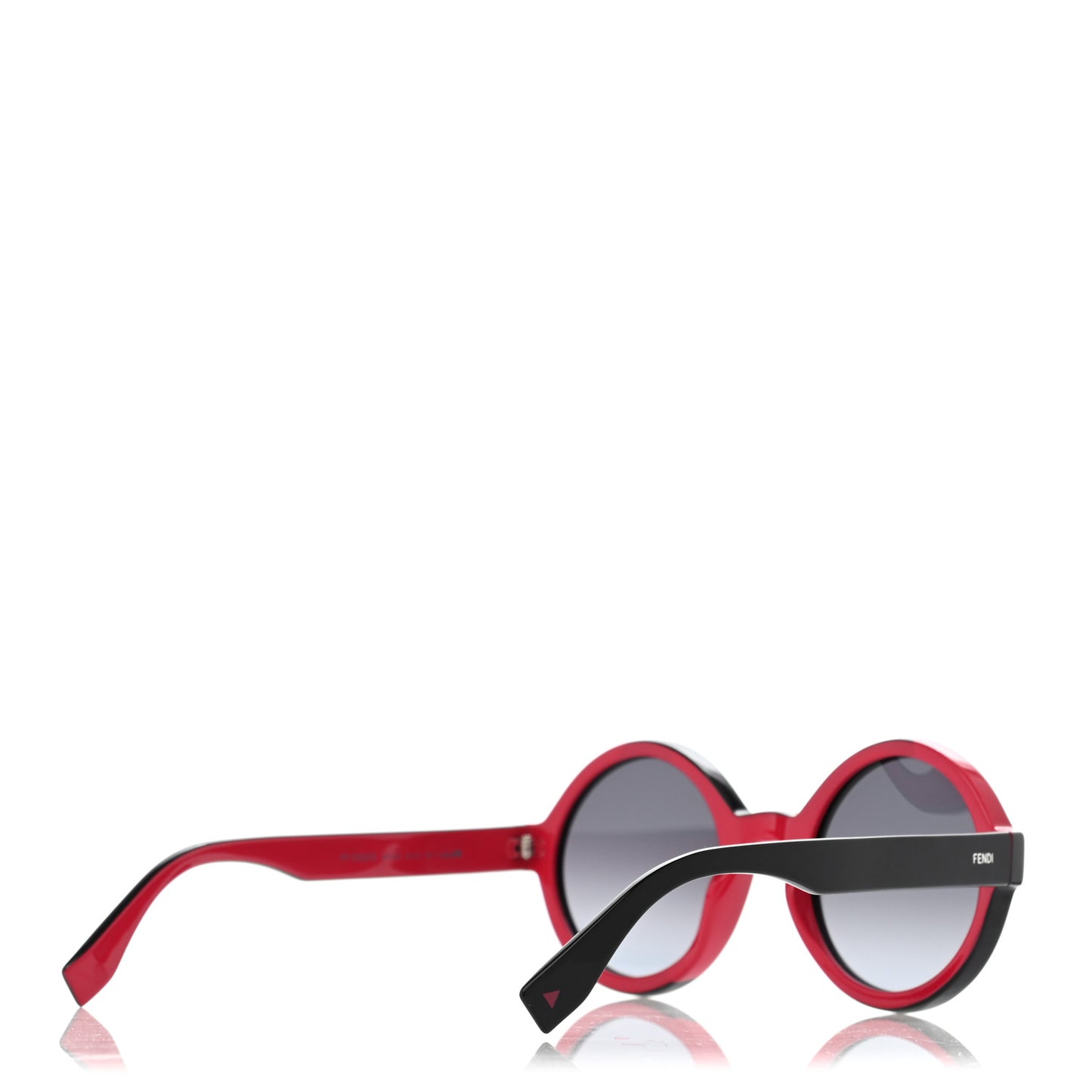 Round Sunglasses FF0120/S Black Red