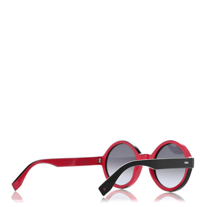 Fendi Round Sunglasses FF0120/S Black Red 4 of 6