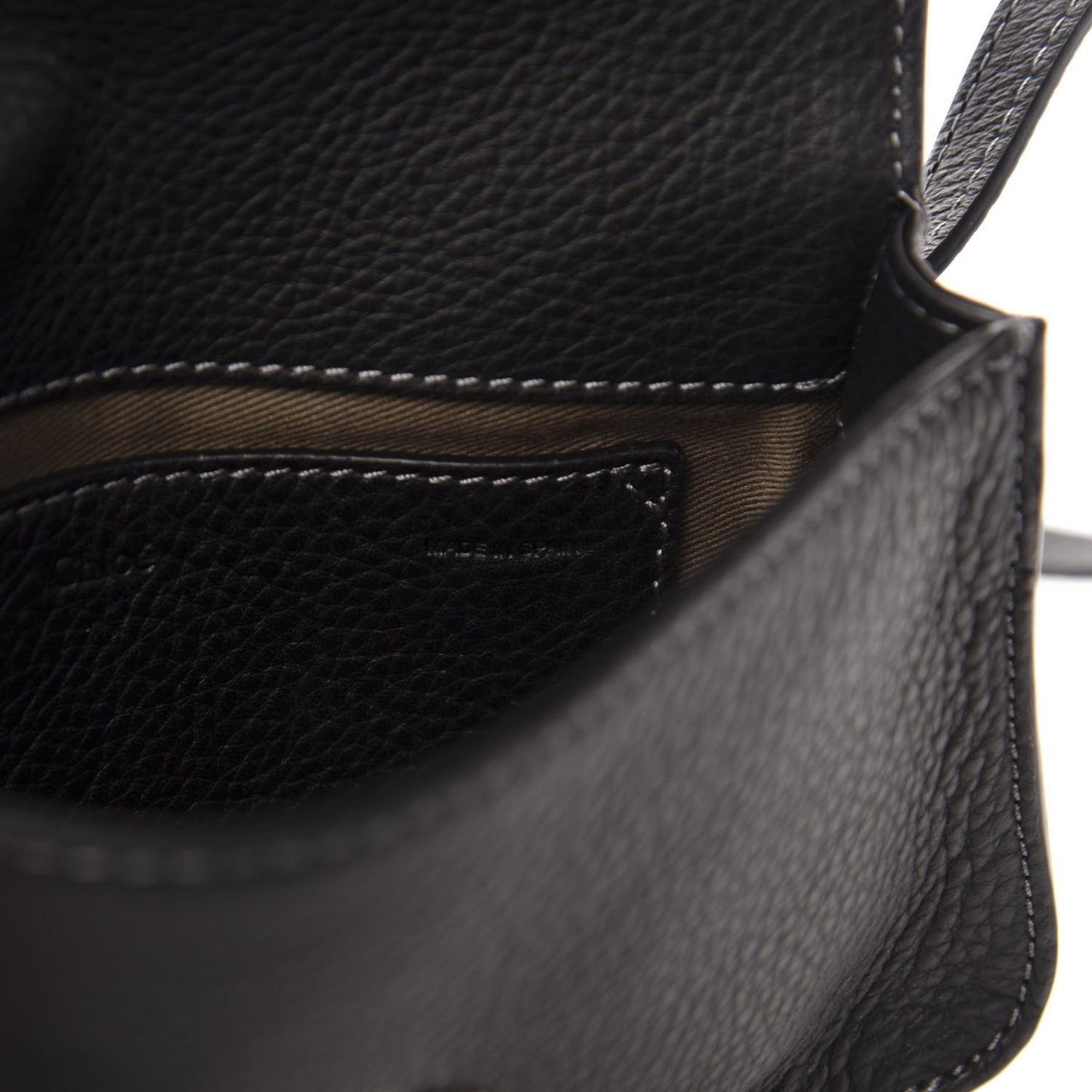Calfskin Marcie Convertible Belt Bag Black