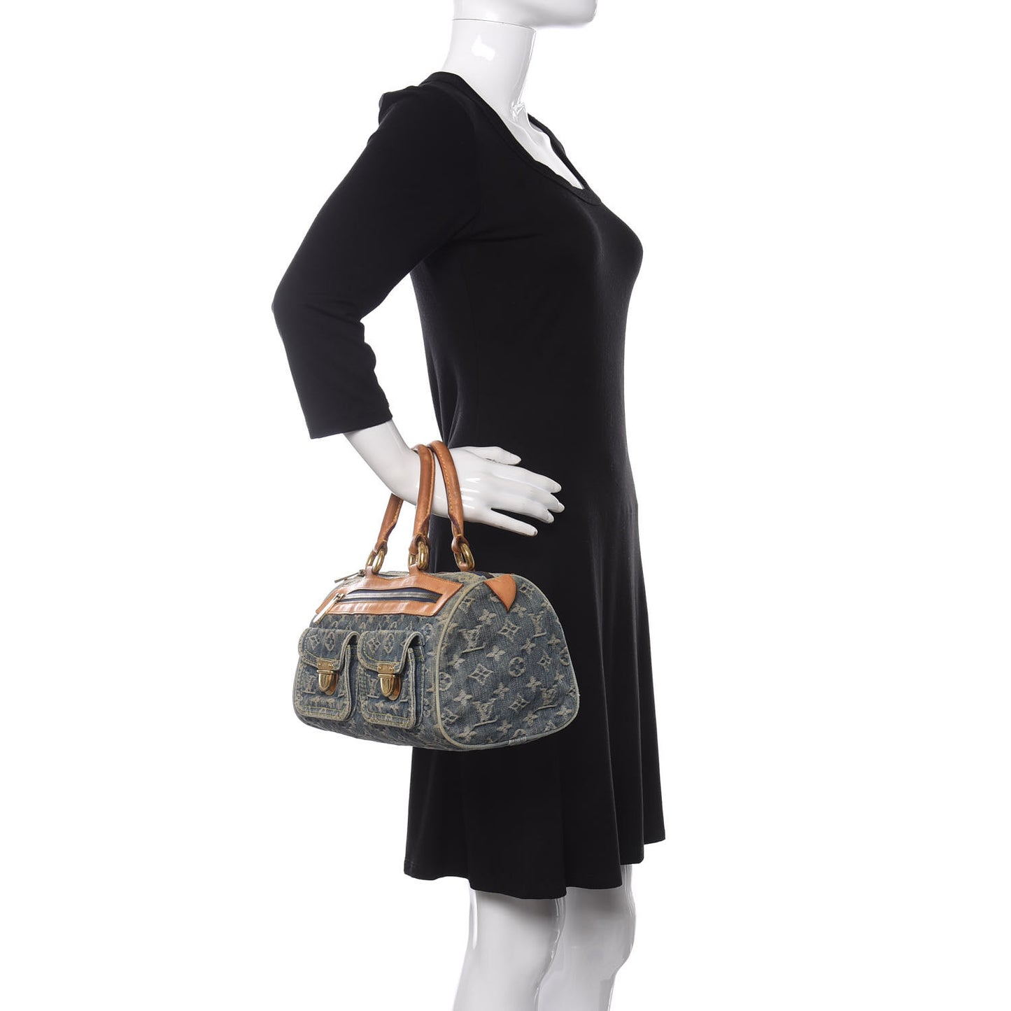 Monogram Denim Neo Speedy Blue