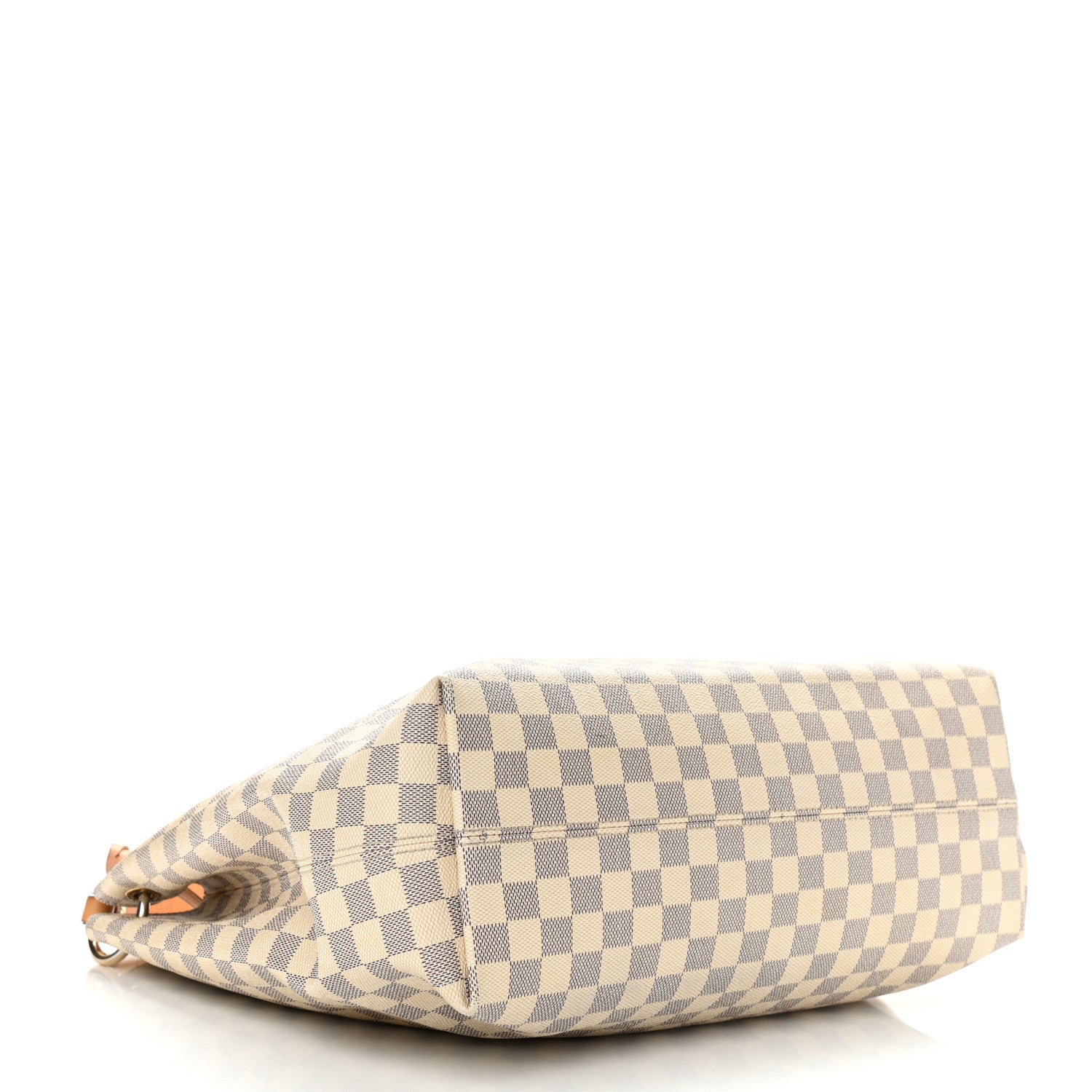 Louis Vuitton Damier Azur Graceful MM Rose Ballerine 4 of 16