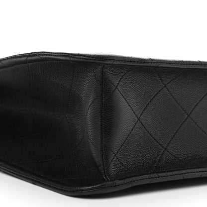 Chanel Caviar Quilted Sweet Classic Shopping Tote Black 9 of 10