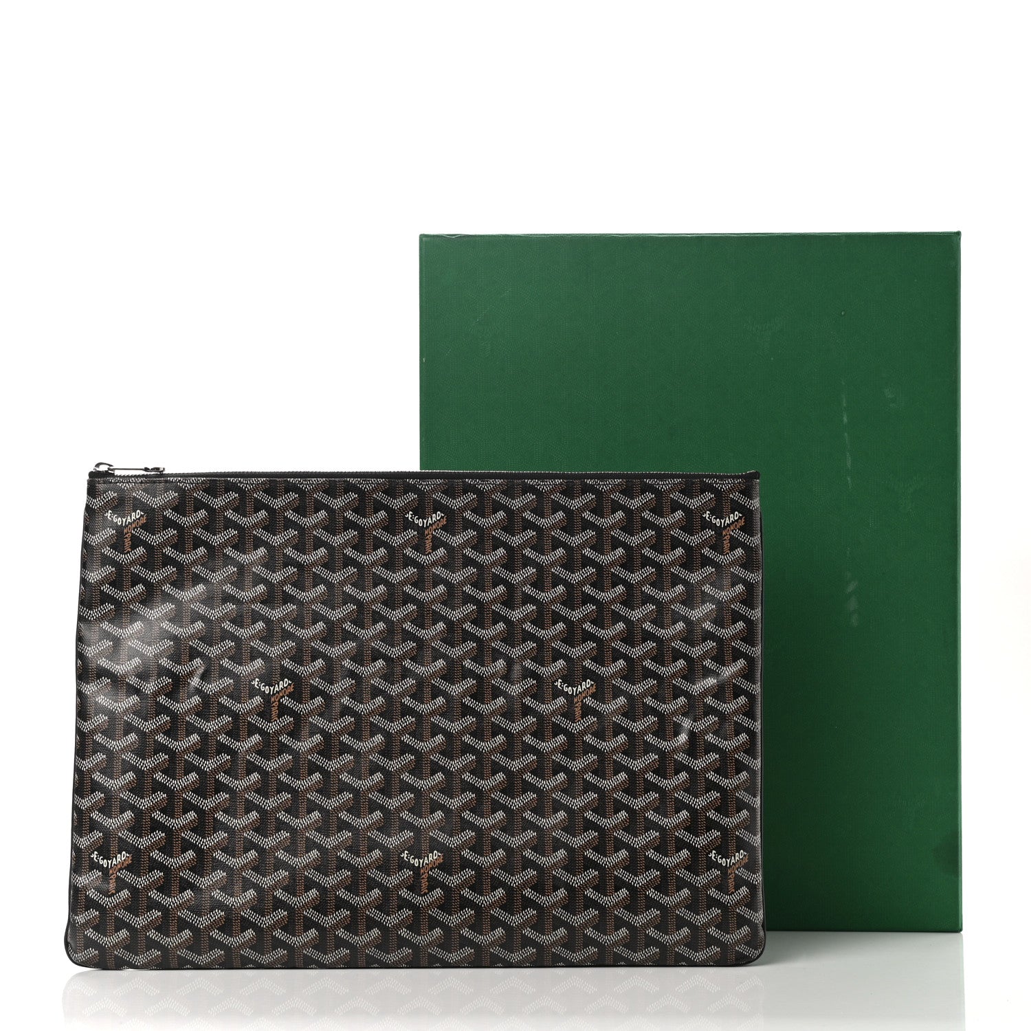 Goyard Goyardine Senat Pochette GM Black 8 of 8