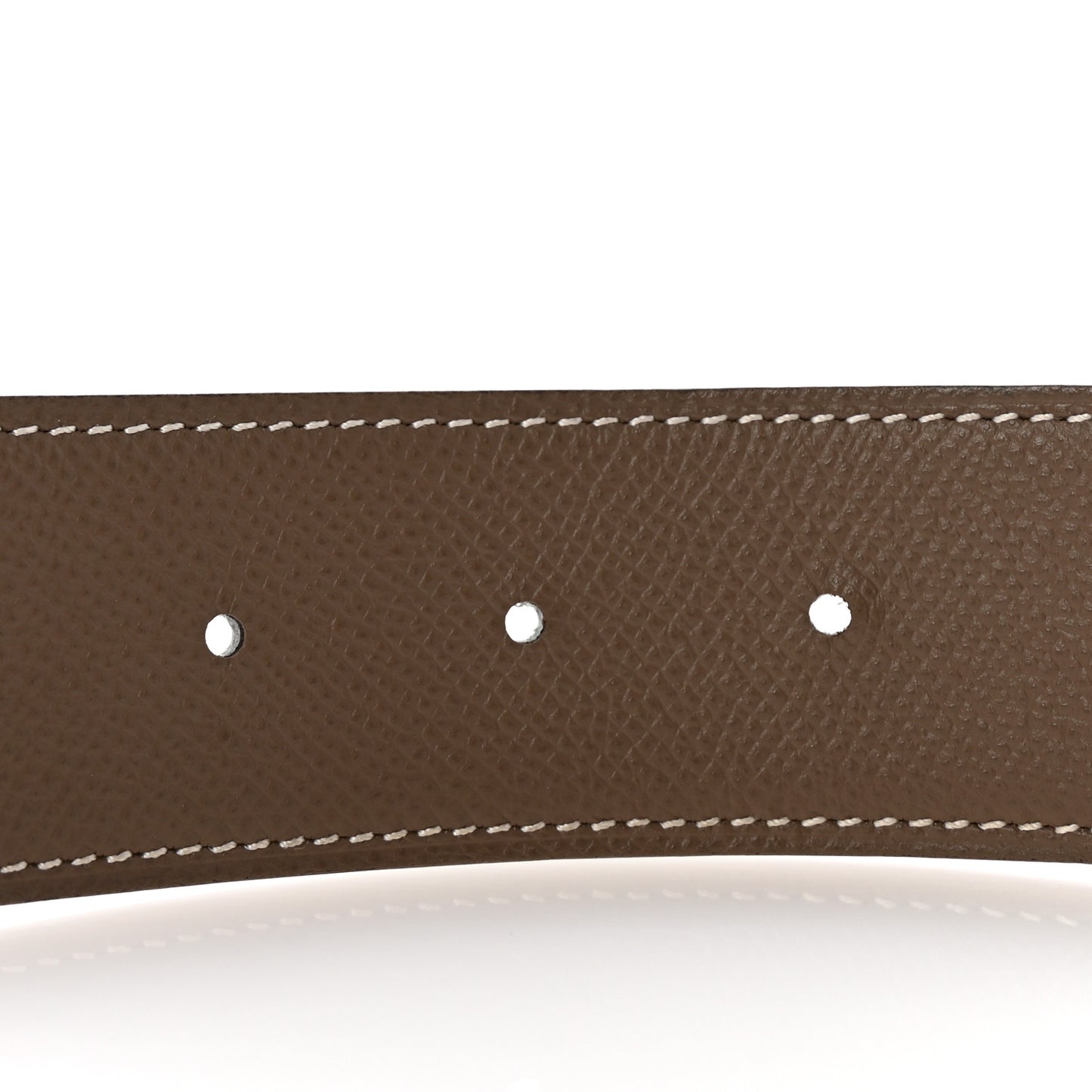 Epsom 38mm Constance 2 Belt 105 42 Etoupe White