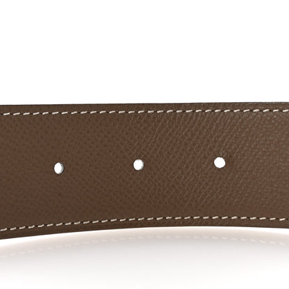 Hermes Epsom 38mm Constance 2 Belt 105 42 Etoupe White 4 of 6