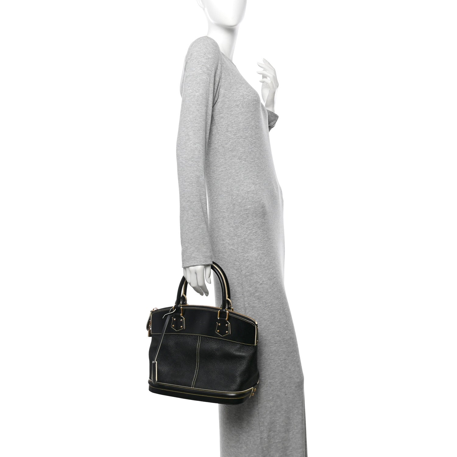 Louis Vuitton Suhali Lockit Black 2 of 13