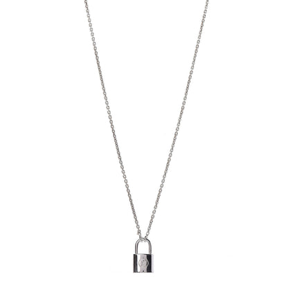 Louis Vuitton Sterling Silver Lockit Necklace 1 of 6
