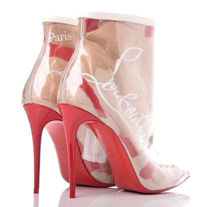 Christian Louboutin PVC Loubi So Kate Booty 100 Ankle Boots 40 Kraft 4 of 9