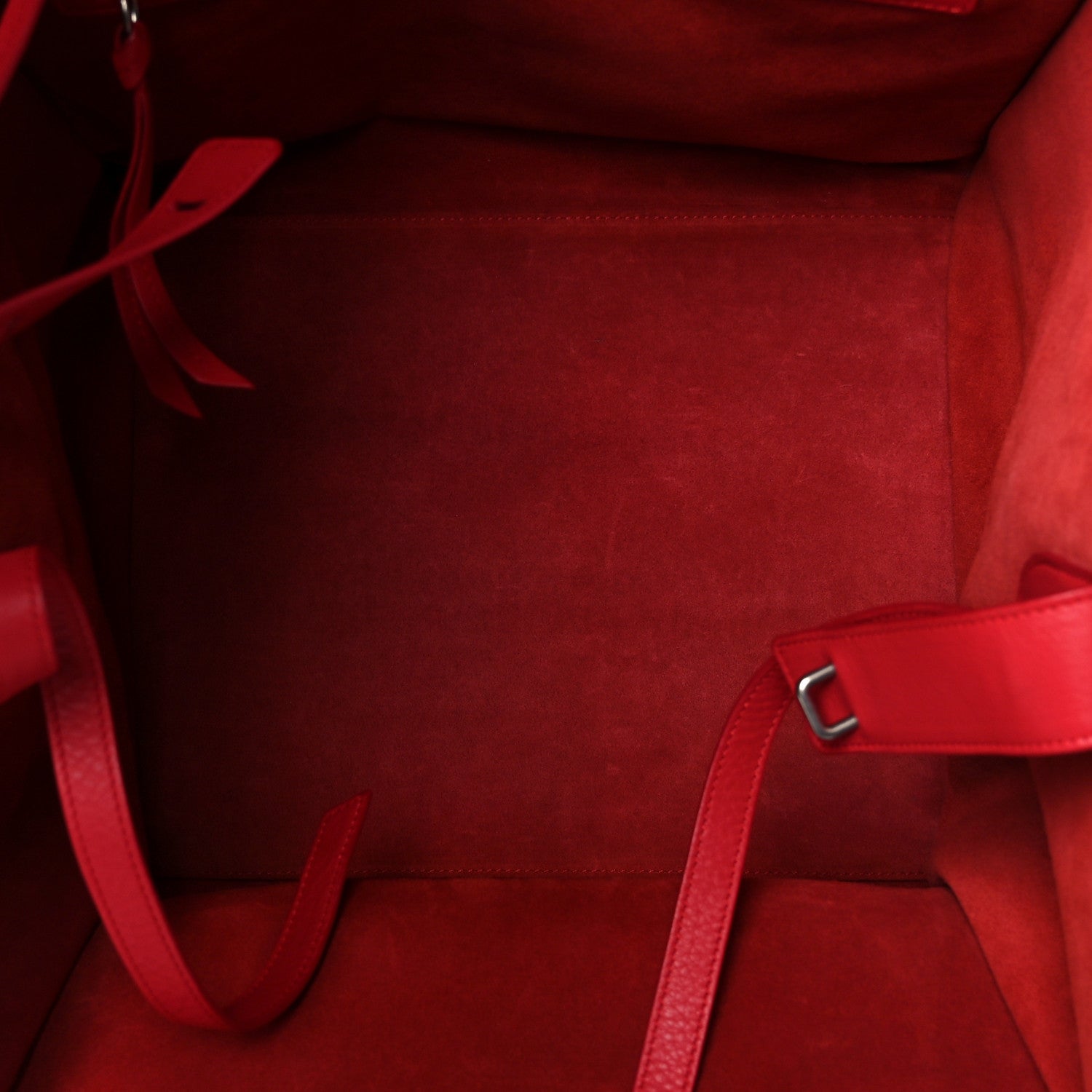 Celine Supple Calfskin Medium Phantom Luggage Vermillion 5 of 10