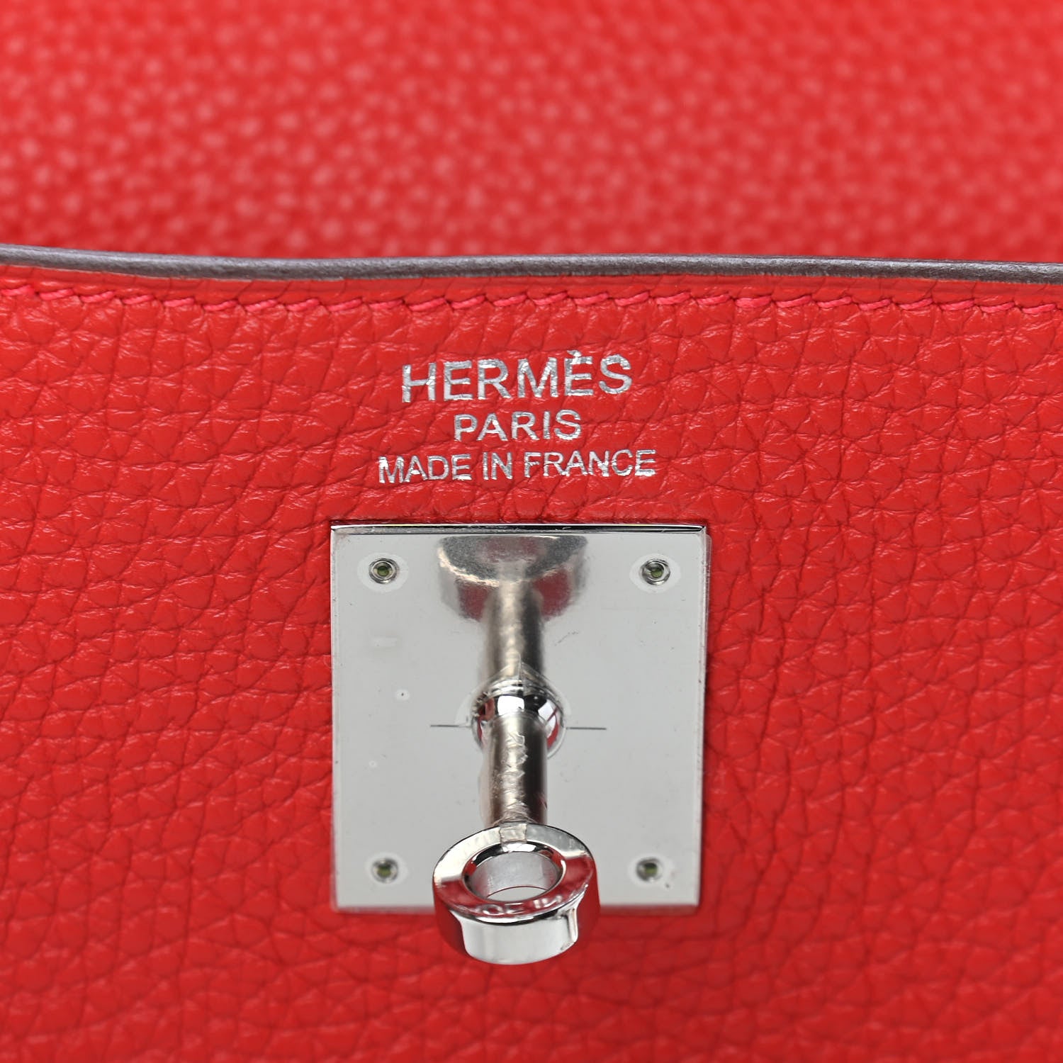 Hermes Togo Kelly Retourne 35 Rouge Casaque 5 of 9