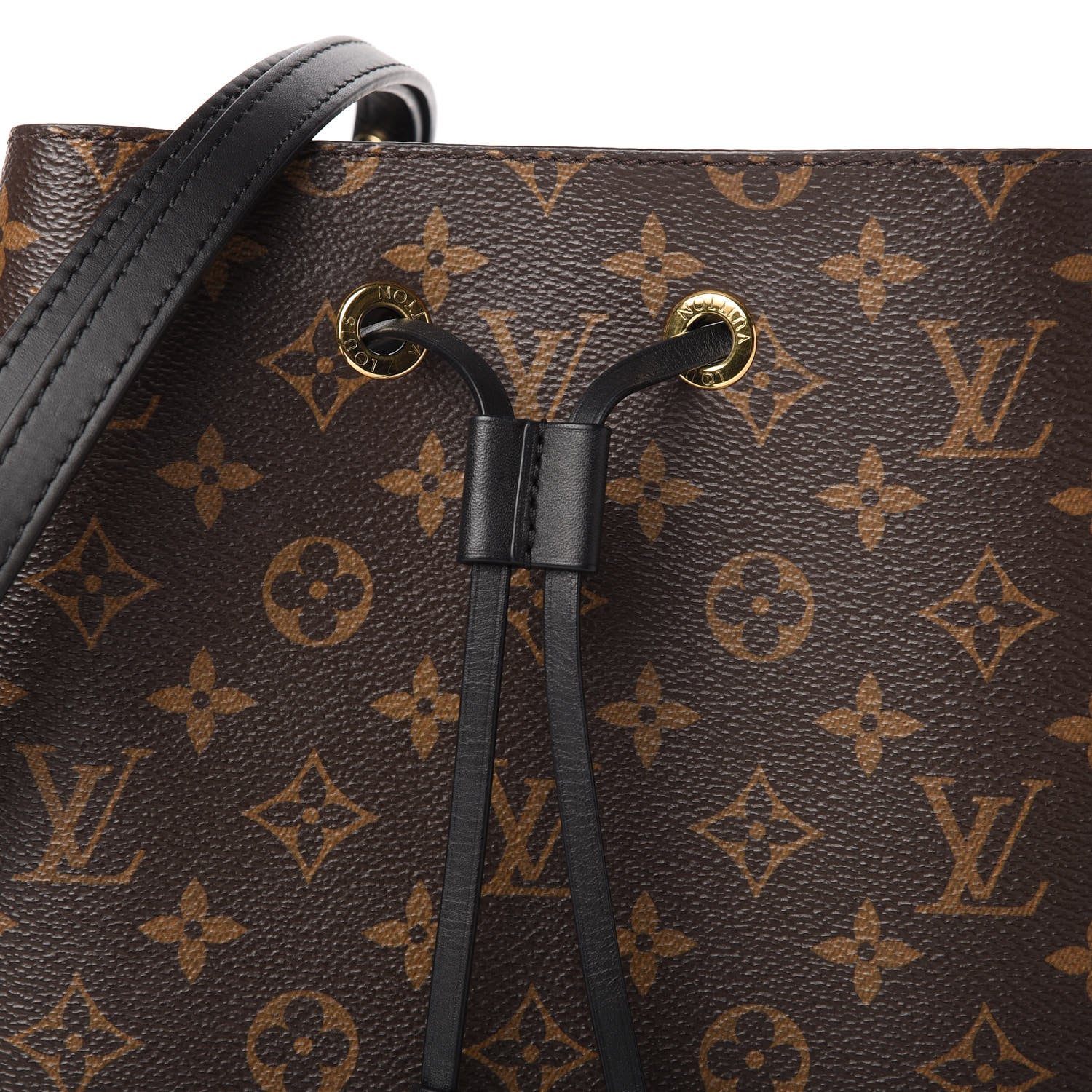 Louis Vuitton Monogram Neonoe MM Black 10 of 10