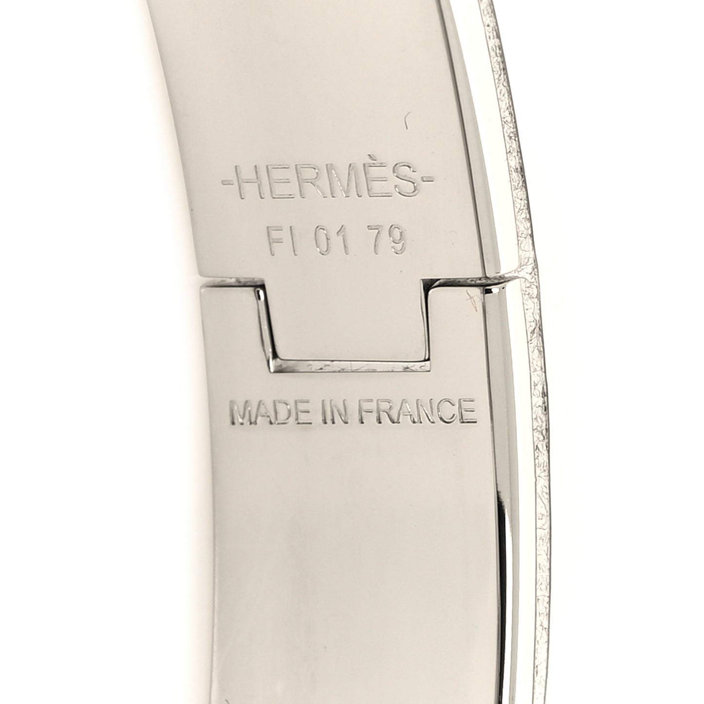 Narrow Enamel Clic Clac H Bracelet PM Bleu Drapeau