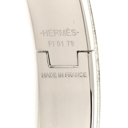 Hermes Narrow Enamel Clic Clac H Bracelet PM Bleu Drapeau 5 of 6