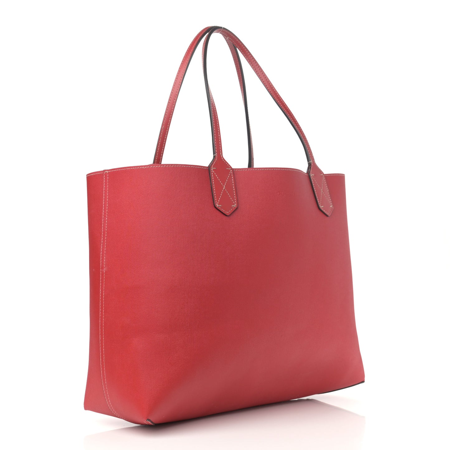 GG Supreme Medium Reversible Tote Beige Red