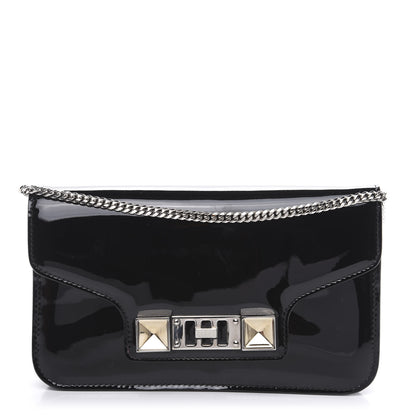 Proenza Schouler Patent PS11 Chain Wallet Black 1 of 10