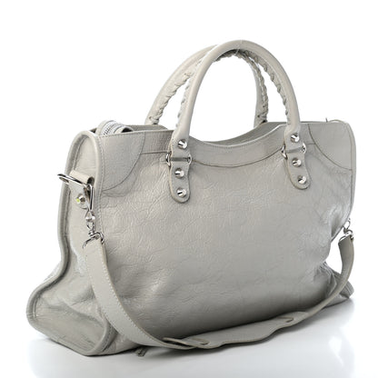 Balenciaga Agneau Classic Silver Hardware City Gris Nuage 2 of 4