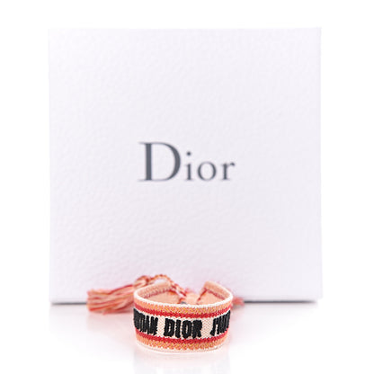 Christian Dior Woven Cotton J'Adior Friendship Bracelet 4 of 4