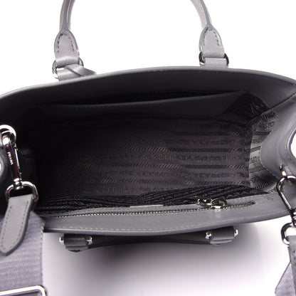 Prada Saffiano Lux Micro Galleria Shoulder Bag Ardesia 5 of 14