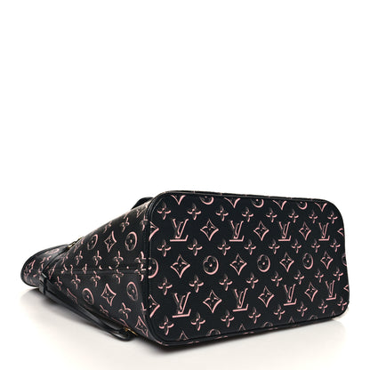 Louis Vuitton Monogram Fall For You Neverfull MM Black 5 of 11